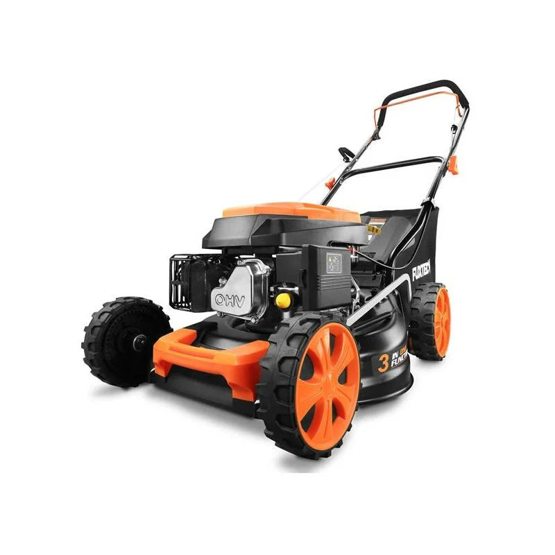 Cortacésped a gasolina de 146cc, ancho de corte de 46 cm, empuje manual - Motor de gasolina
